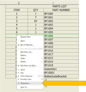 Accedere alle iProperties Inventor 2025